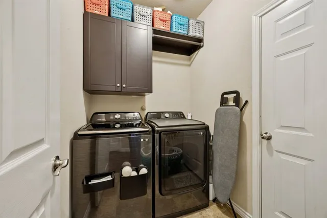 a view of storage and utility room