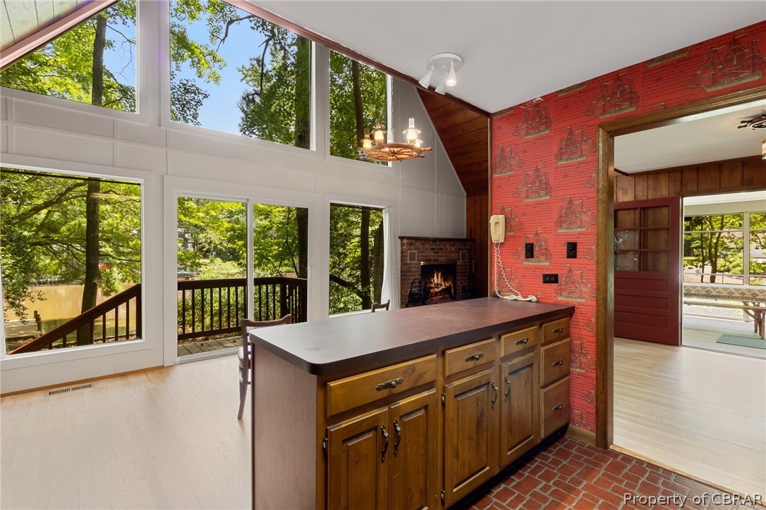 94 Nottingham Drive Reedville, VA 22539 - Photo 14 of 34 View from kitchen to the water.