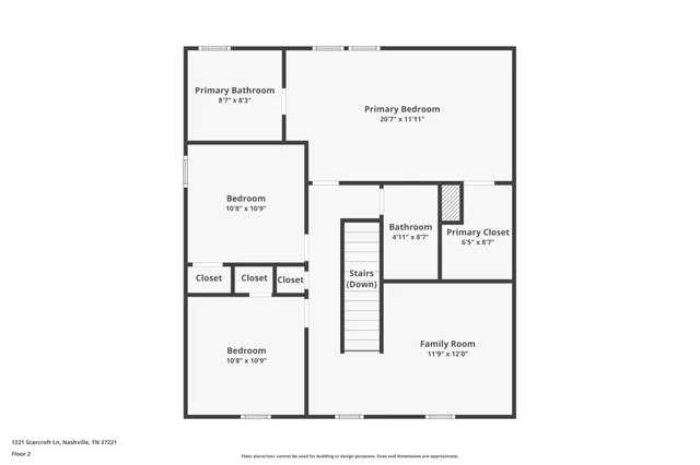 $519,900 | 1221 Scarcroft Lane, Nashville, TN 37221