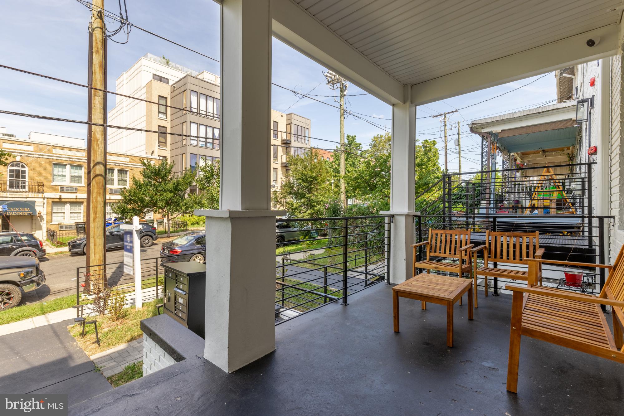 5505 7th Street Northwest, Unit 5 Washington, DC 20011 - Photo 20 of 27 a outdoor living space with patio furniture and garden view
