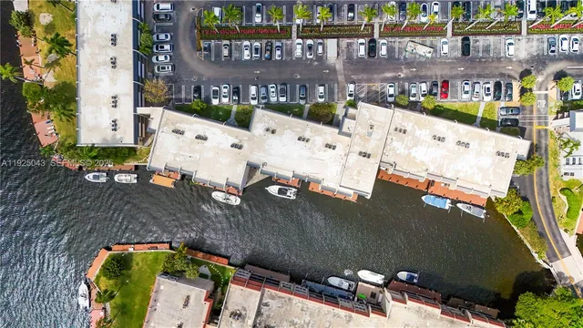 an outdoor space with seating