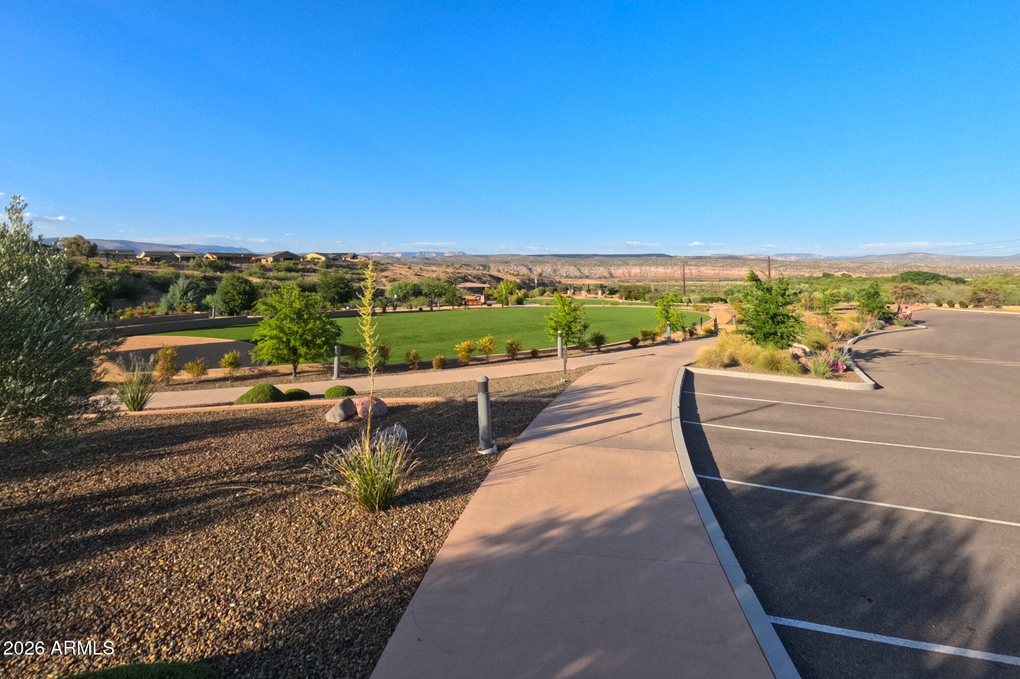 576 Whistle Stop Road Clarkdale, AZ 86324 - Photo 45 of 50 a view of a terrace with skyline