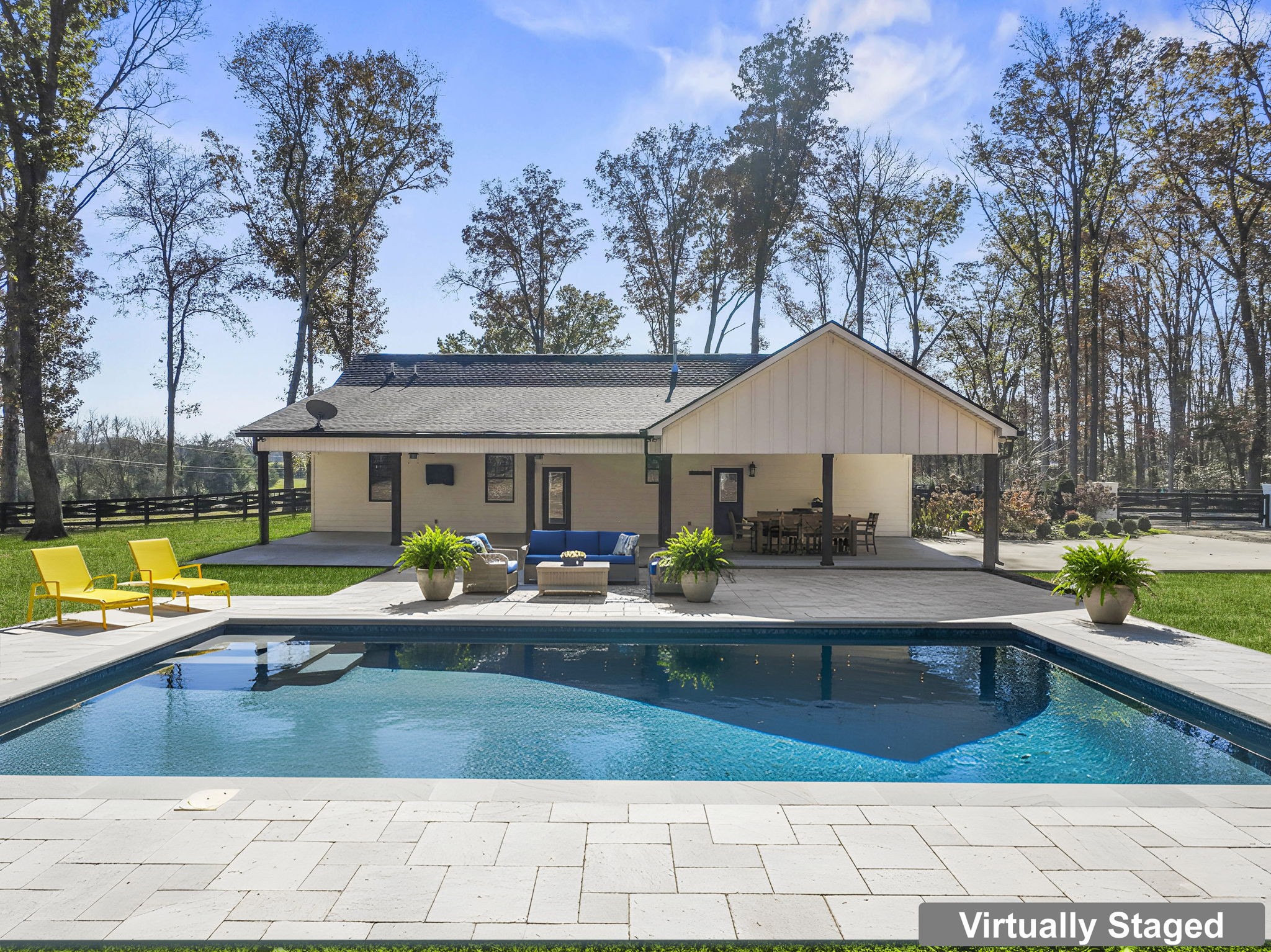 5706 Lunns Store Road Chapel Hill, TN 37034 - Photo 28 of 37 a view of house with swimming pool outdoor seating and covered with trees