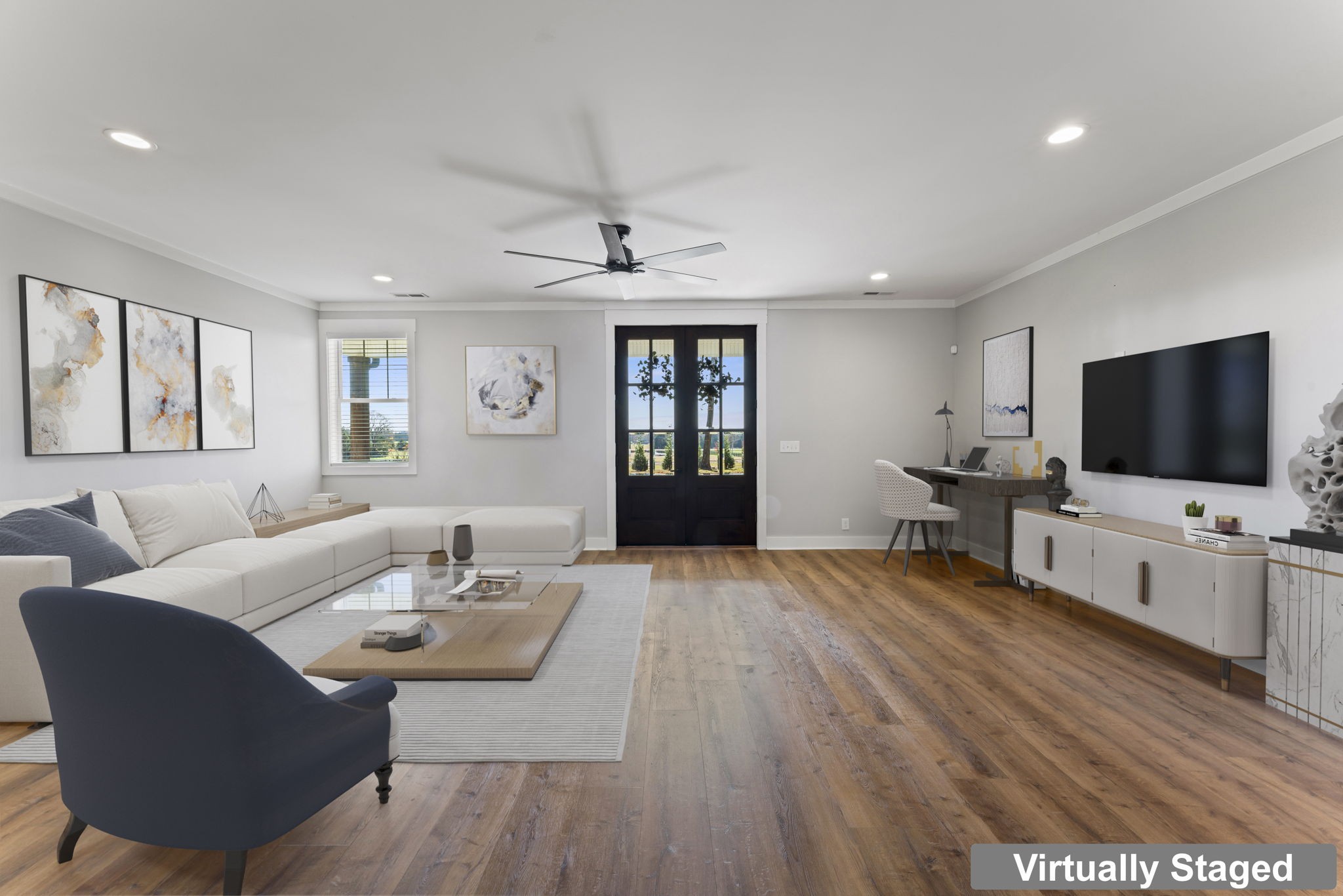 5706 Lunns Store Road Chapel Hill, TN 37034 - Photo 6 of 37 a living room with furniture and a flat screen tv