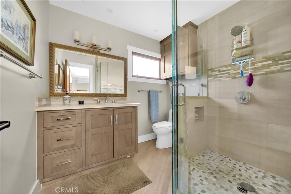 3064 Nestall Road Laguna Beach, CA 92651 - Photo 20 of 29 a bathroom with a sink a toilet and shower
