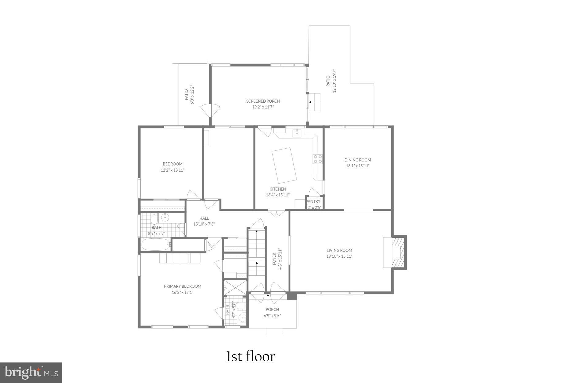 11 Tenby Road Havertown, PA 19083 - Photo 54 of 57 a picture of floor plan