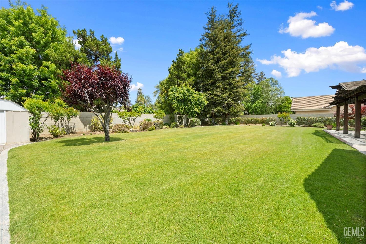 Undisclosed Address Bakersfield, CA 93309 - Photo 14 of 15 a view of yard with swimming pool and green space