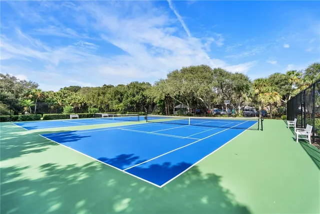 a view of a tennis court