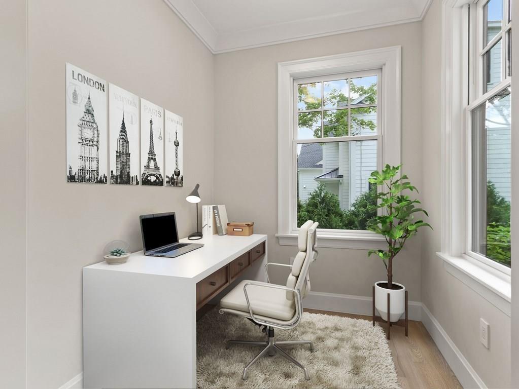 30 Columbine Road Newton, MA 02459 - Photo 17 of 35 a work room with furniture and potted plant