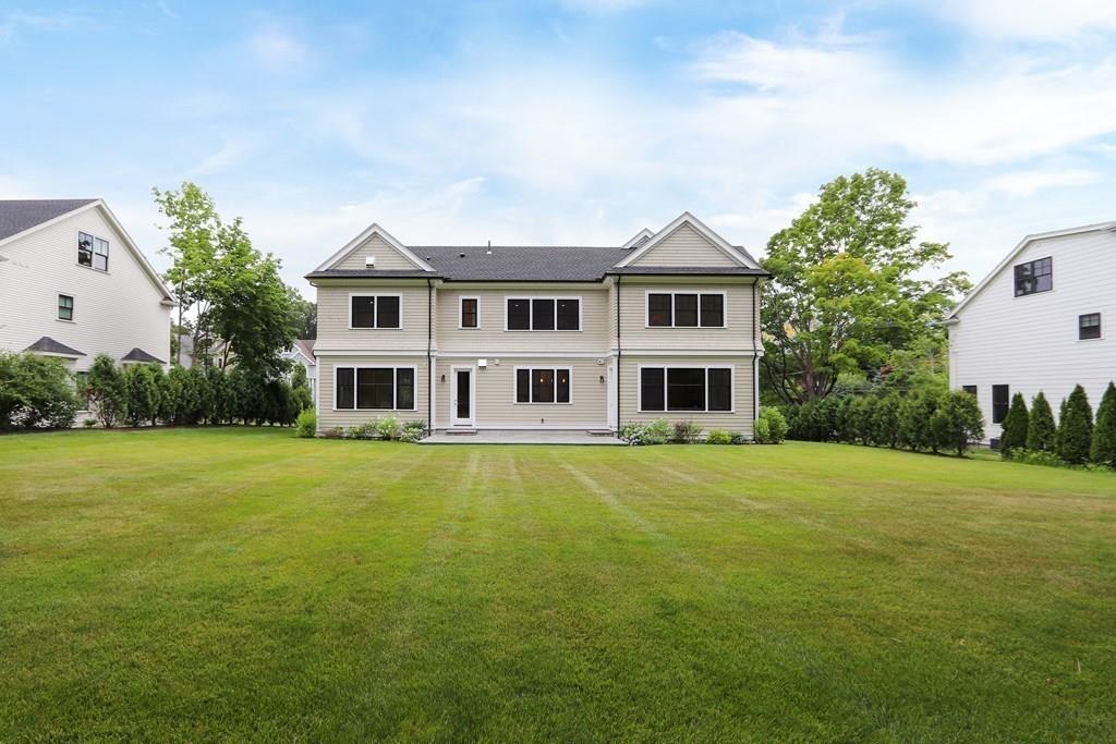 30 Columbine Road Newton, MA 02459 - Photo 33 of 35 a front view of a house with a garden