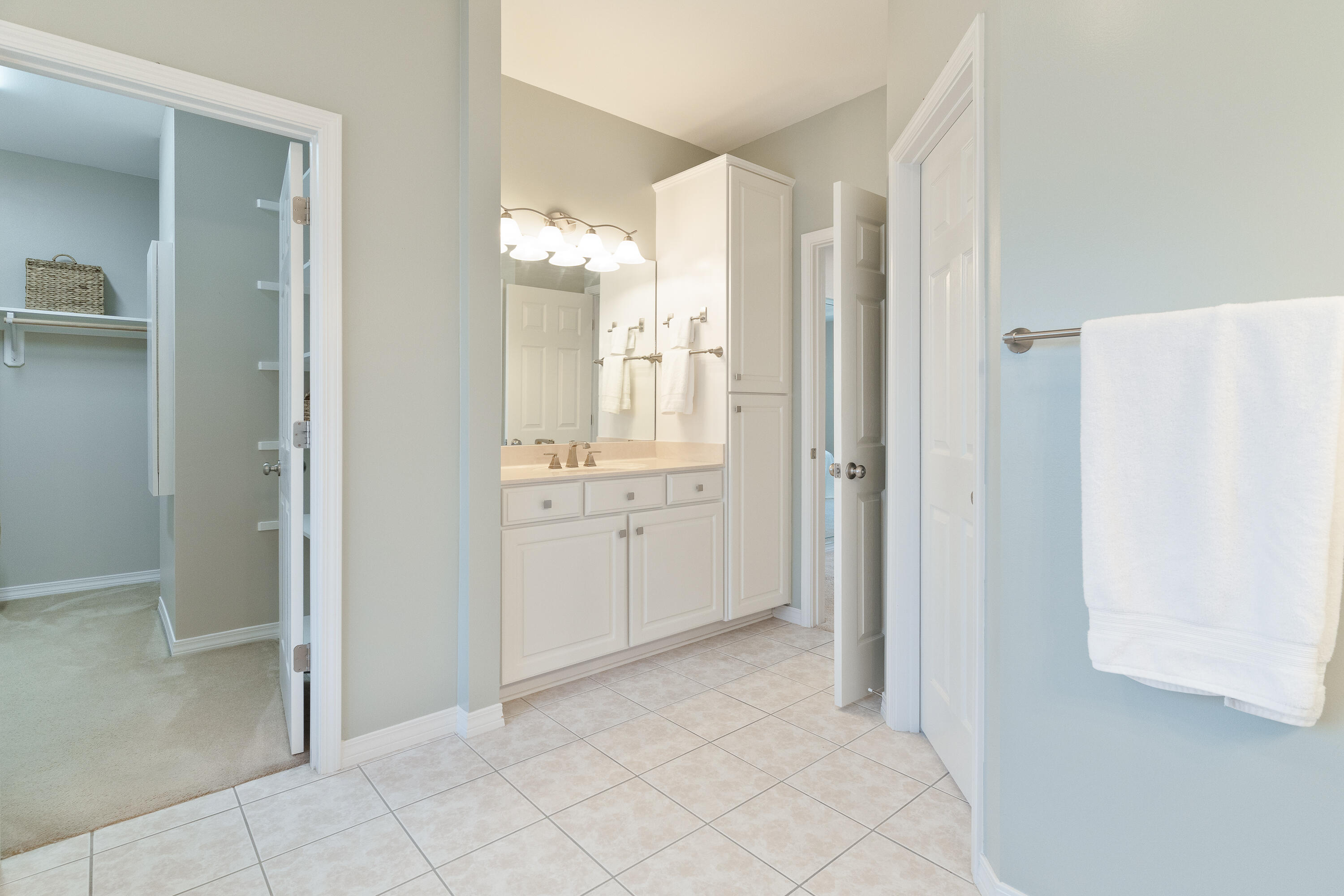 4100 Howard Drive Niceville, FL 32578 - Photo 57 of 133 a view of a bathroom with a shower and a sink