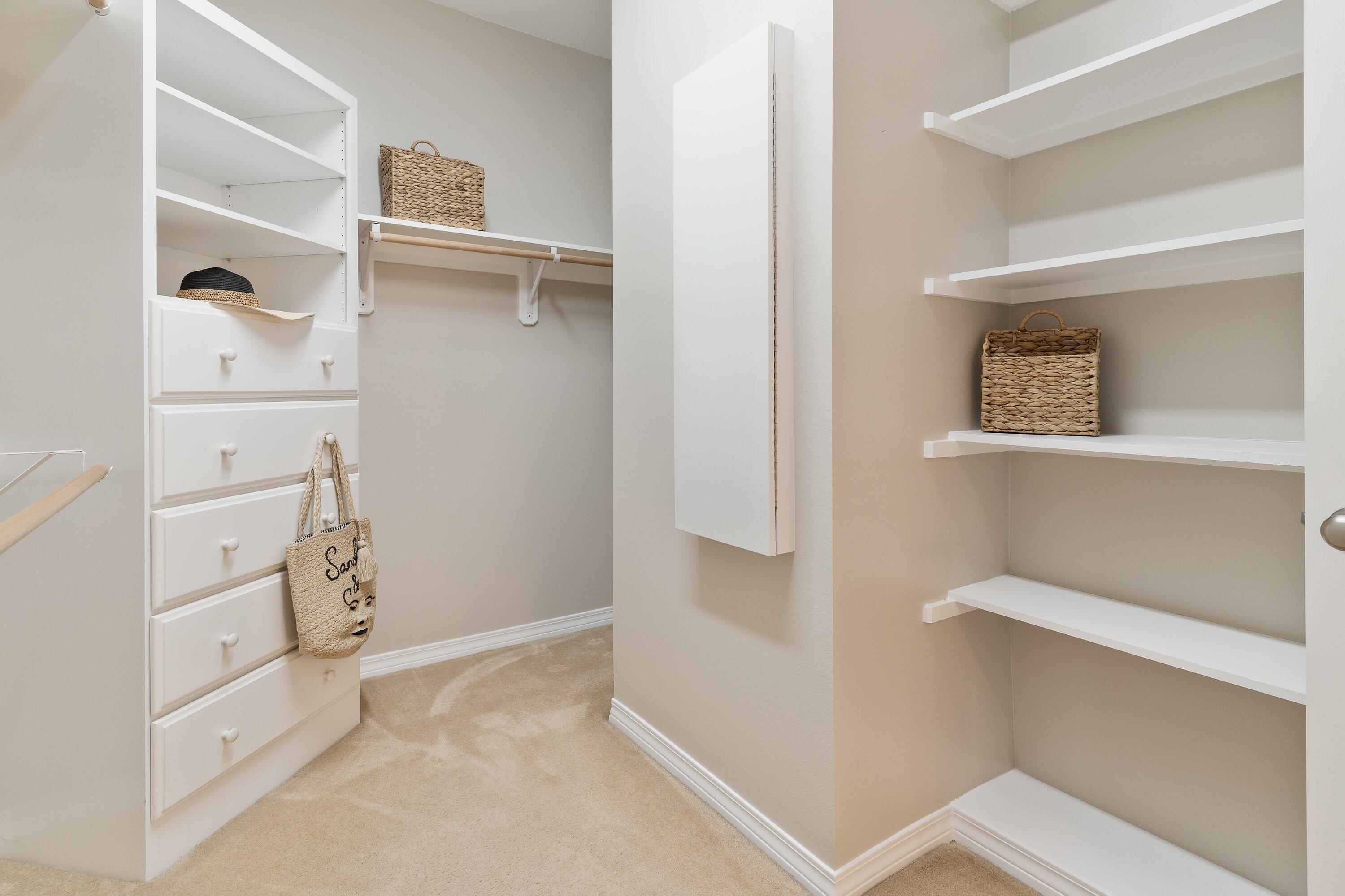 4100 Howard Drive Niceville, FL 32578 - Photo 59 of 133 a view of walk in closet with empty racks