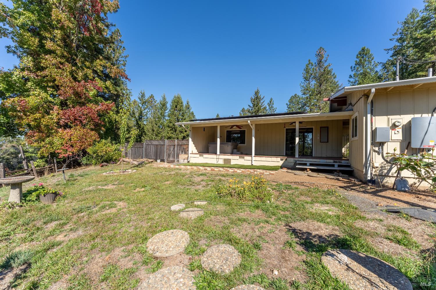 3651 Ridgewood Road Willits, CA 95490 - Photo 36 of 45 a view of a house with backyard