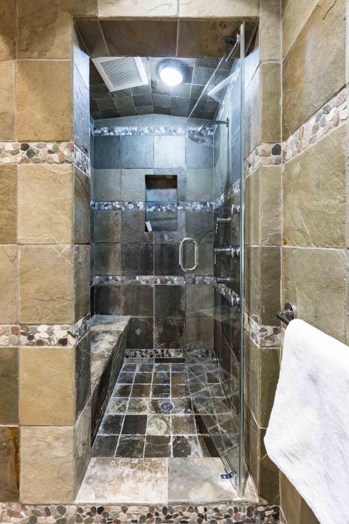 140 Farm Road Woodside, CA 94062 - Photo 22 of 39 a bathroom with a shower