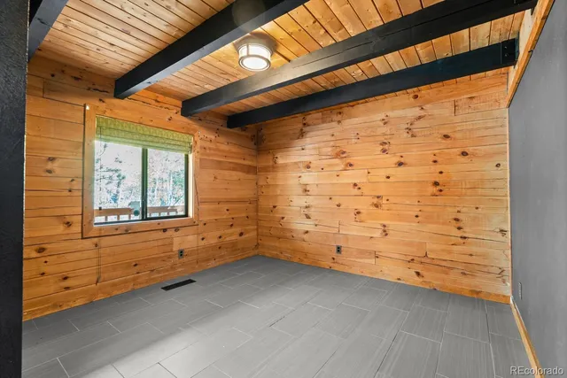 a view of front door of house