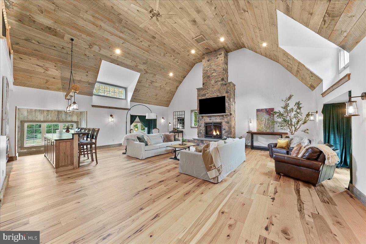 208 Haystack Lane Wilmington, DE 19807 - Photo 13 of 89 a living room with fireplace furniture and a wooden floor