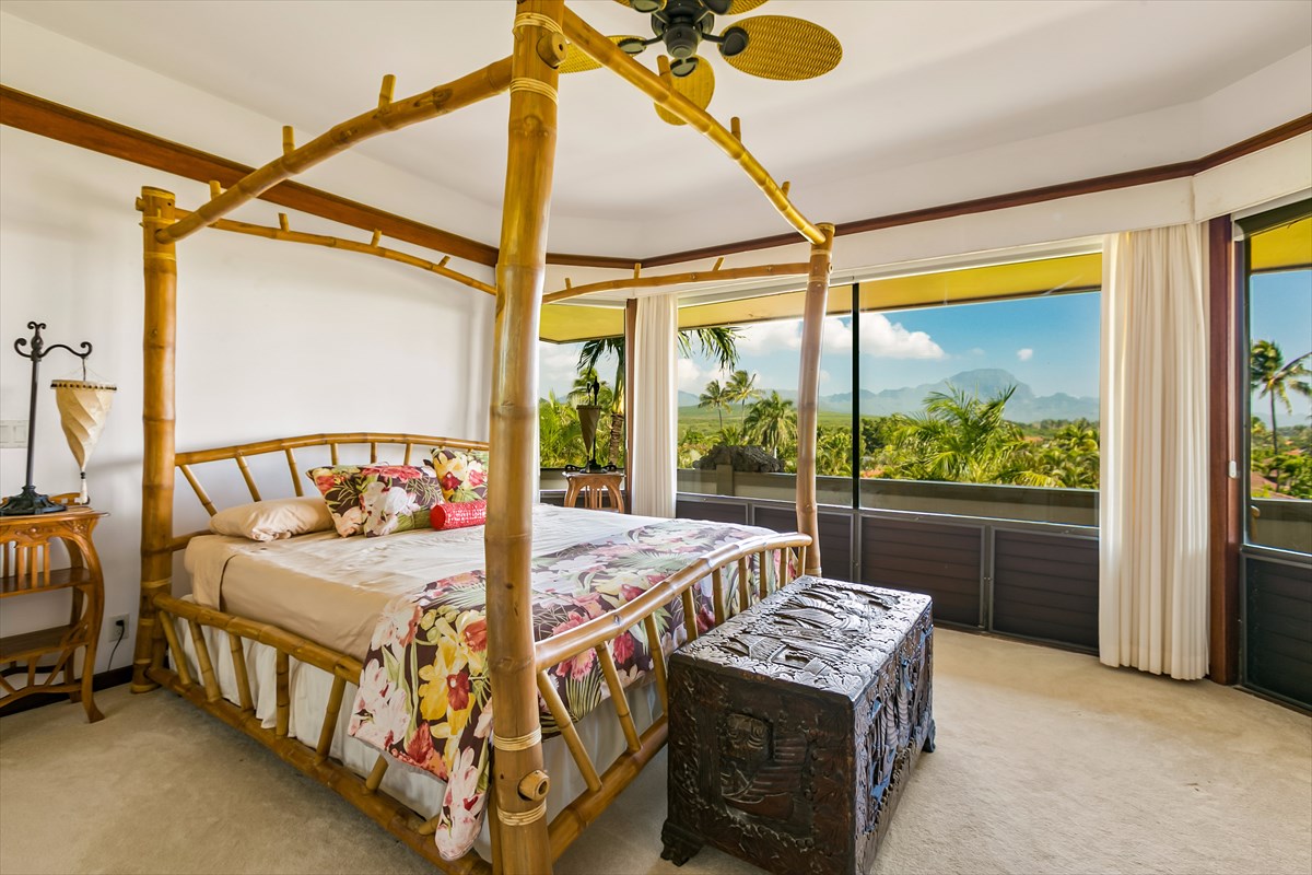 1516 Pe'e Road Koloa, HI 96756 - Photo 13 of 25 a bedroom with 2 bed and a window