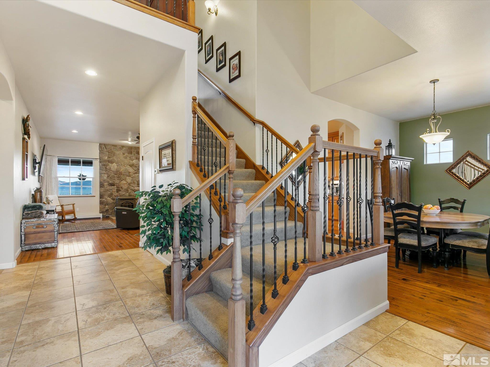 6900 Grass Valley Road Reno, NV 89510 - Photo 6 of 42 a view of entryway livingroom and hall