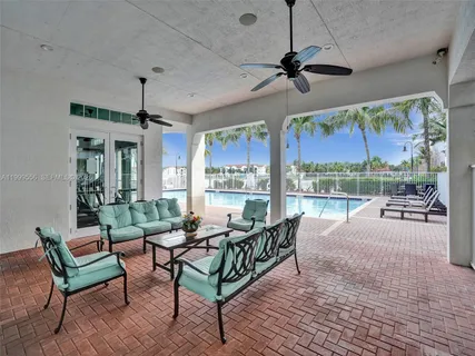 a view of a yard and front view of a house
