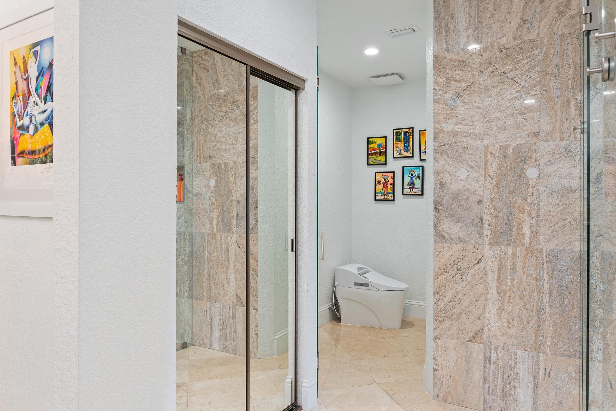 14540 Southwest 63rd Street Southwest Ranches, FL 33330 - Photo 23 of 69 a bathroom with a toilet and a shower