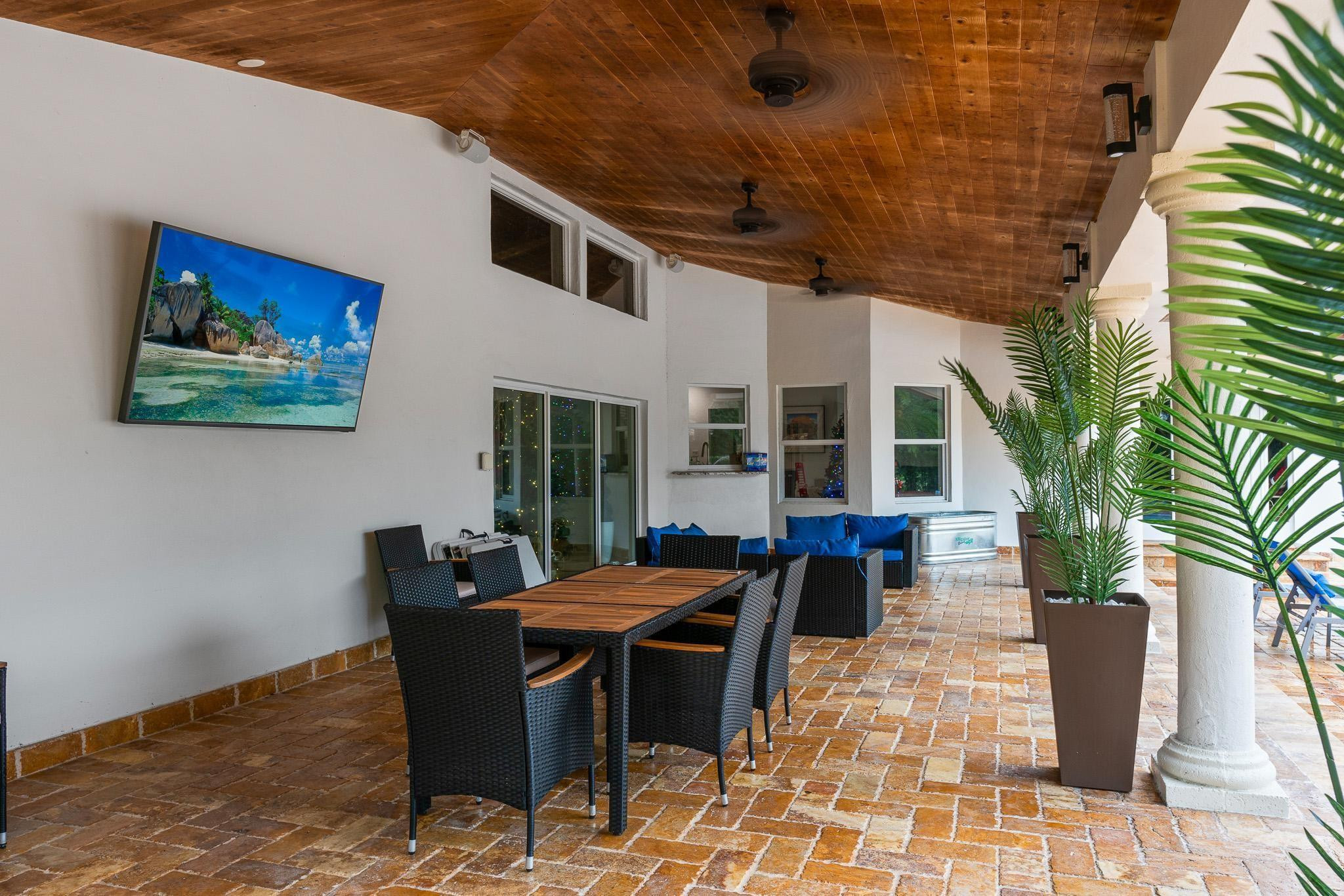 14540 Southwest 63rd Street Southwest Ranches, FL 33330 - Photo 59 of 69 a view of a dining room with furniture window and outside view