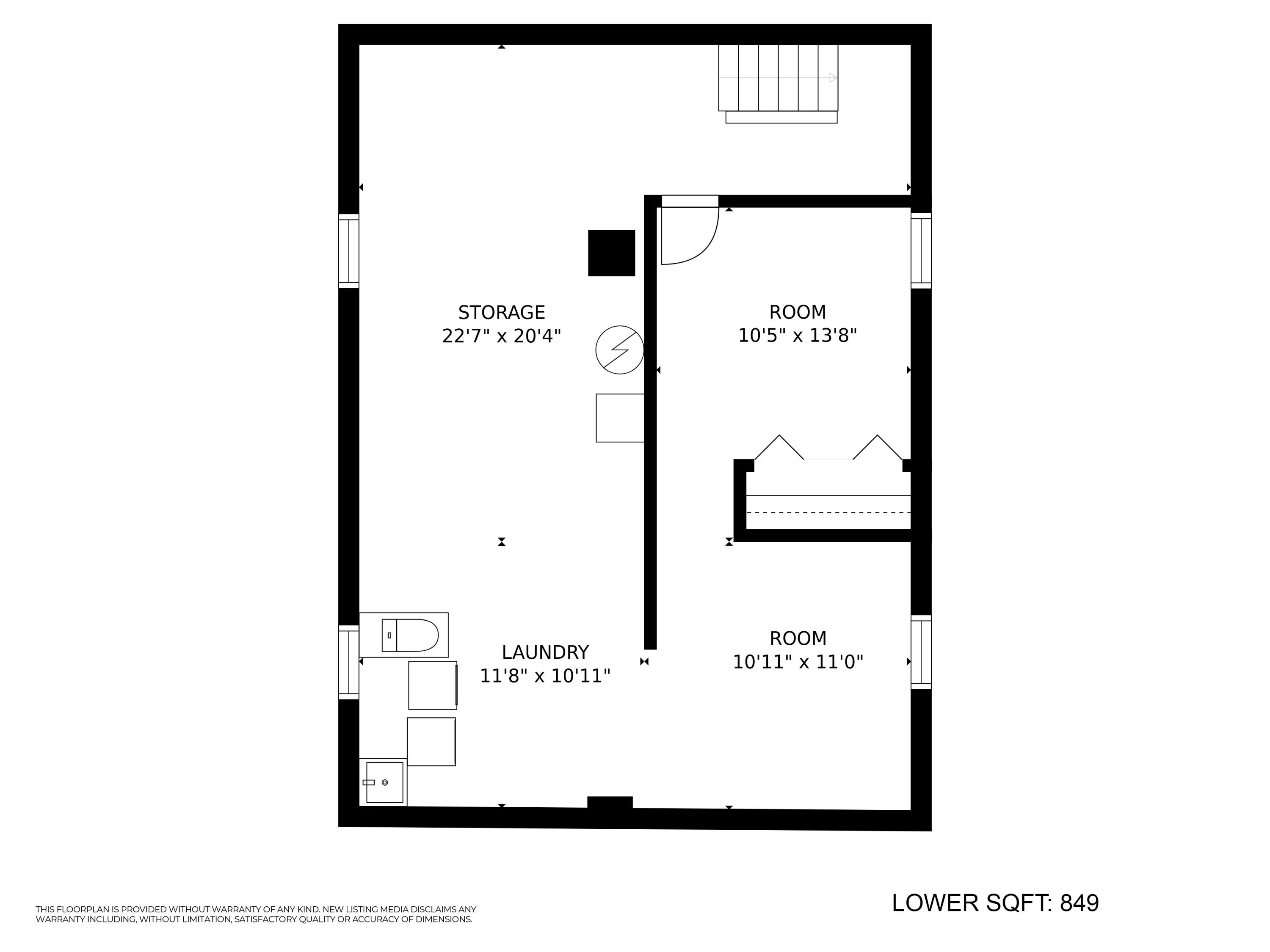 225 South Buchanan Street Spring Lake, MI 49456 - Photo 26 of 27 FLOORPLAN LOWER
