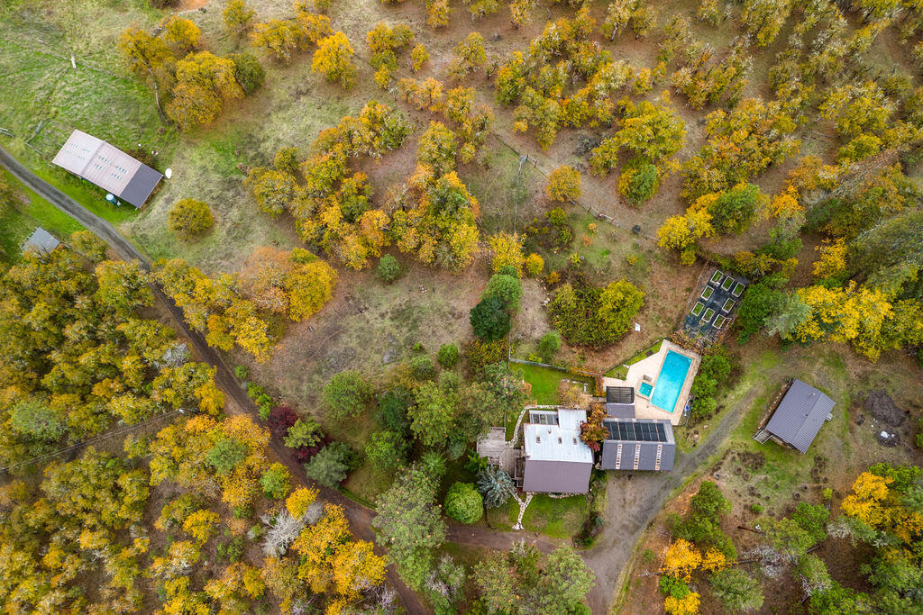 13101 Meadows Road White City, OR 97503 - Photo 30 of 32 Aerial of Home ADU and barn top left