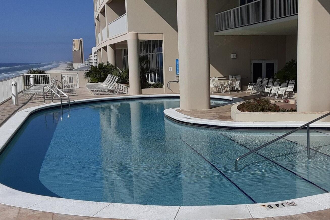 17281 Front Beach Road, Unit 705 Panama City Beach, FL 32413 - Photo 23 of 28 Palazzo Pool - Before Repairs 2