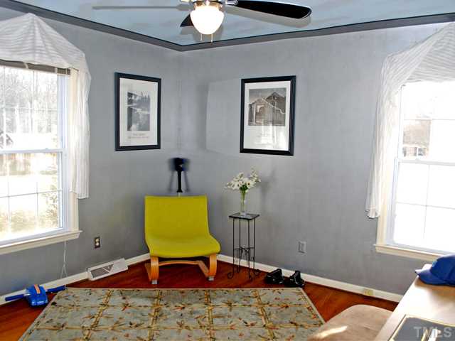 5013 Dantree Place Raleigh, NC 27609 - Photo 17 of 18 Bedroom 2 w/ Hardwoods
