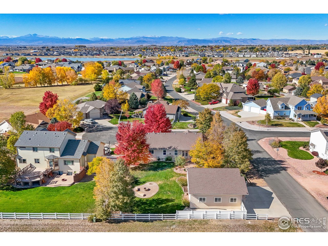 2002 Trail Ridge Drive Severance, CO 80615 - Photo 1 of 38 an aerial view of residential houses with outdoor space