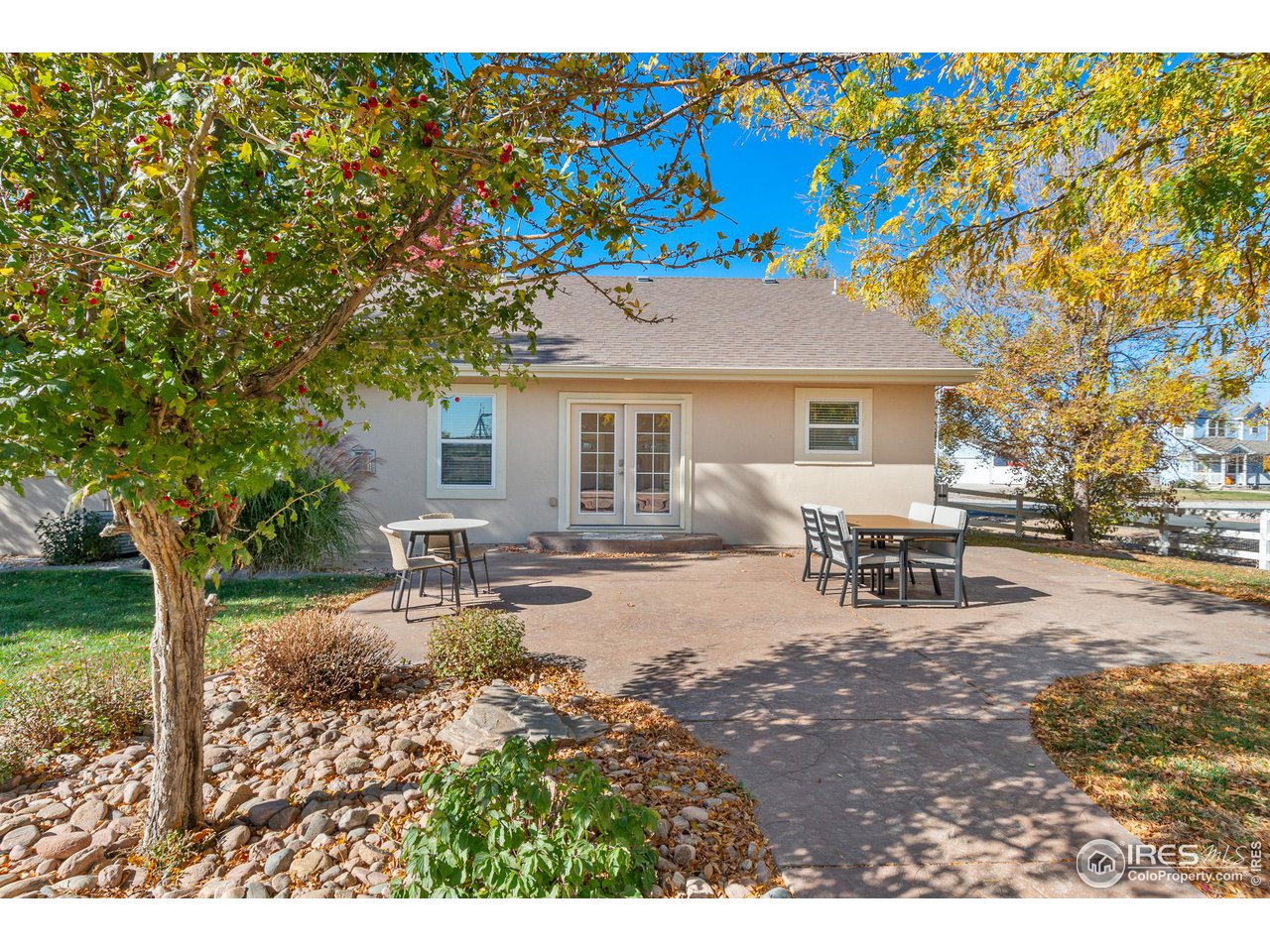 2002 Trail Ridge Drive Severance, CO 80615 - Photo 25 of 38 a house view with a sitting space and garden space