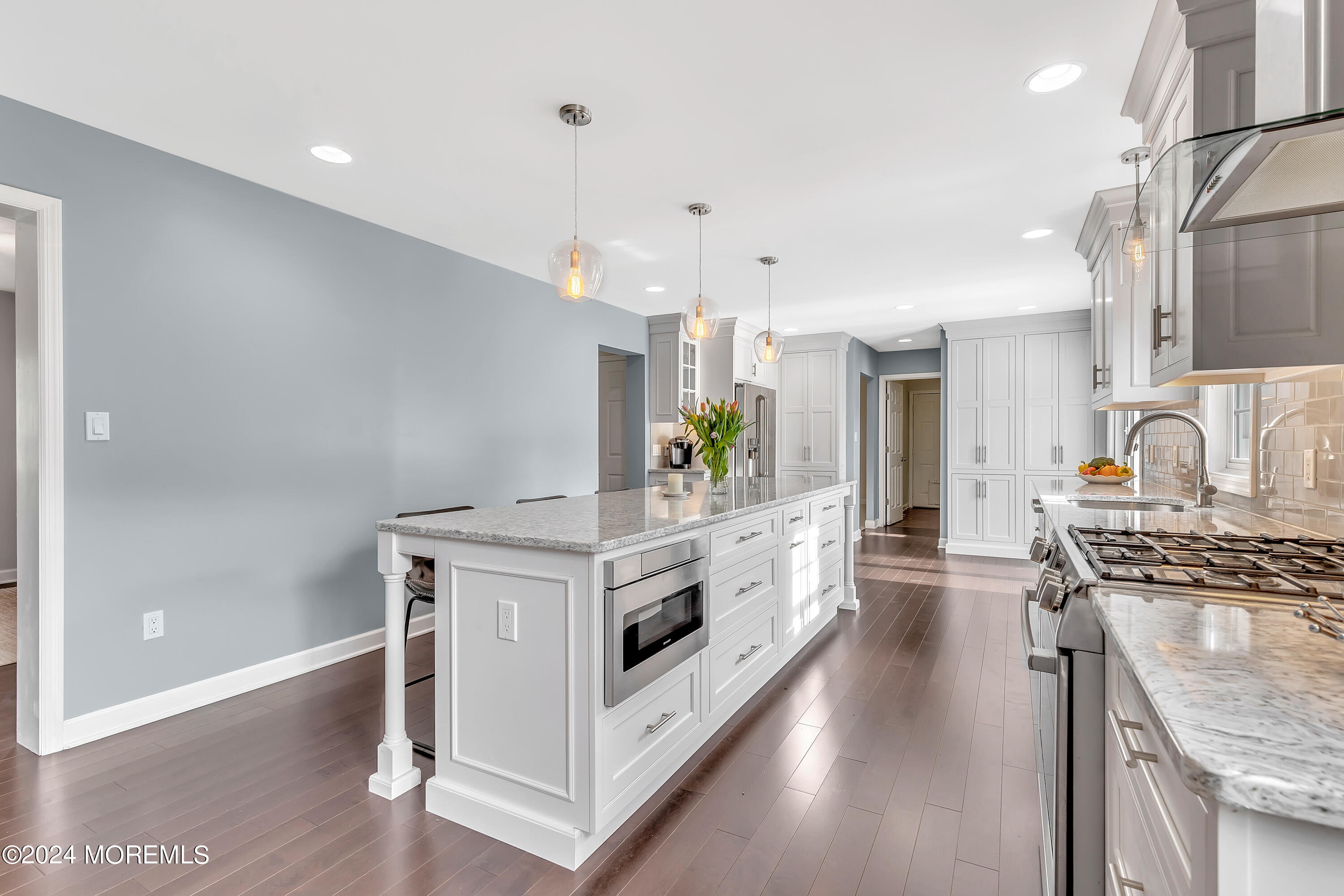 60 Chambers Road Cream Ridge, NJ 08514 - Photo 12 of 51 a kitchen with stainless steel appliances a stove a sink a refrigerator and wooden floor