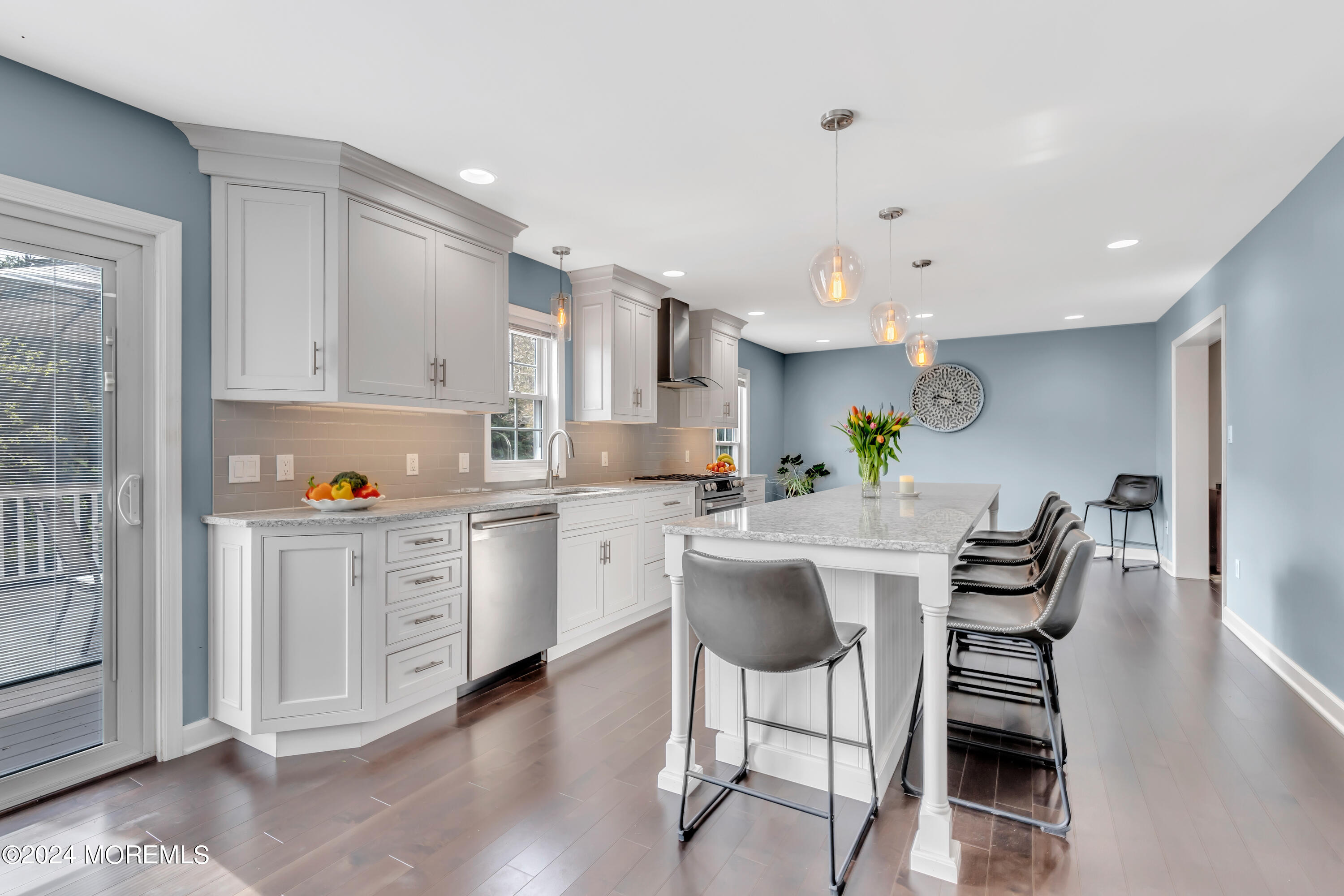 60 Chambers Road Cream Ridge, NJ 08514 - Photo 16 of 51 a kitchen with white cabinets and stainless steel appliances