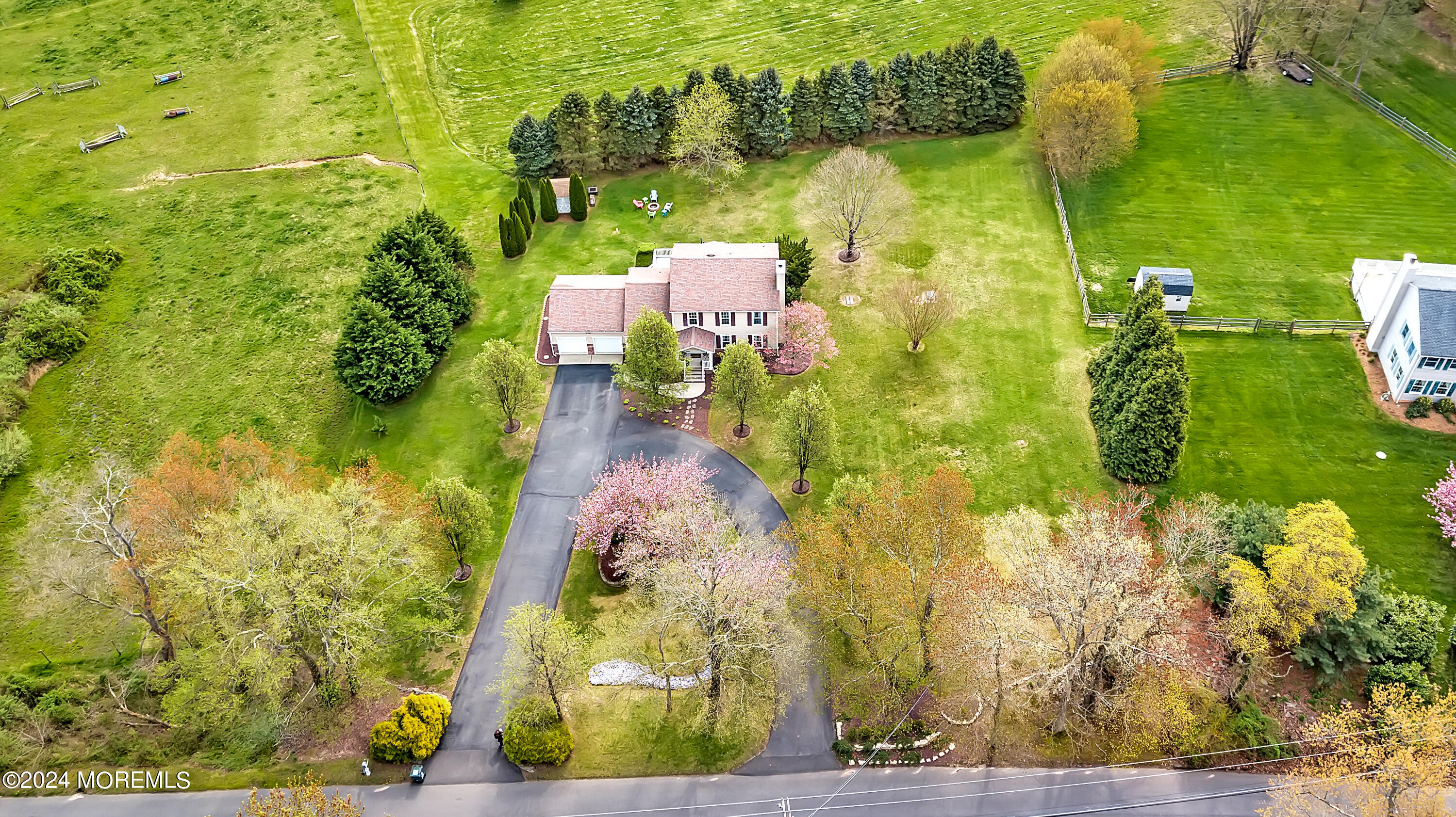 60 Chambers Road Cream Ridge, NJ 08514 - Photo 50 of 51 view of a yard with swimming pool