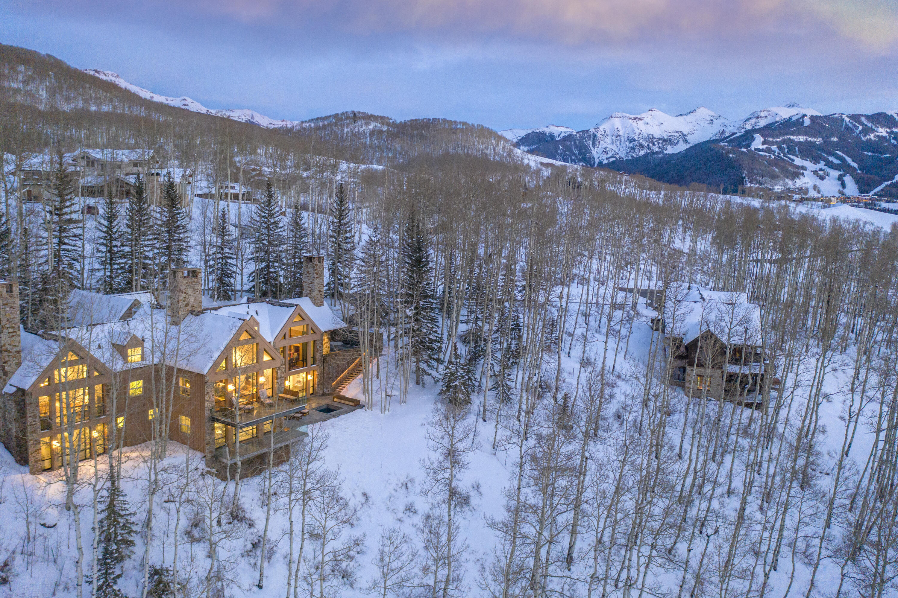 113 Joaquin Road Telluride, CO 81435 - Photo 36 of 40 DroneExtGlowSkiArea