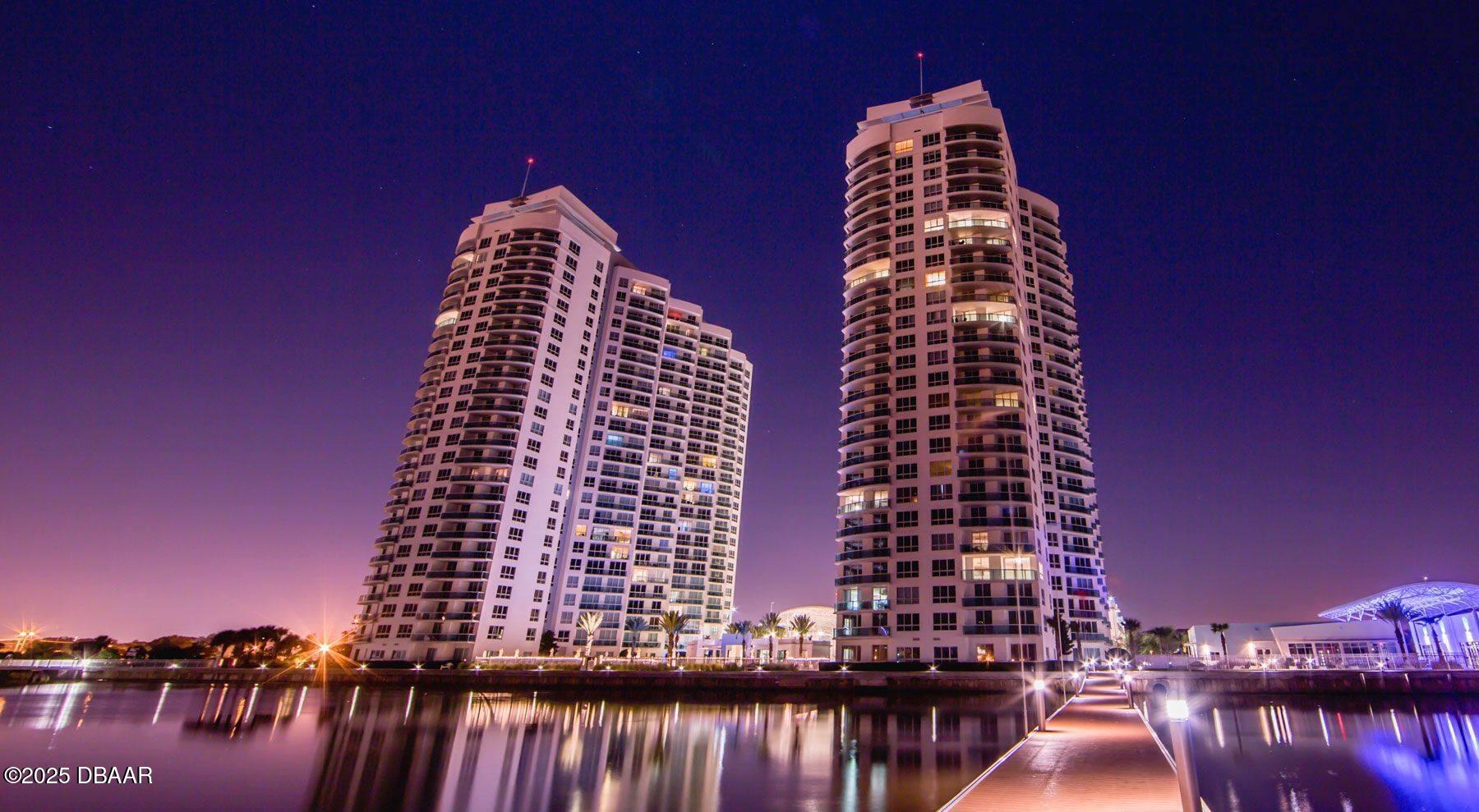 241 Riverside Drive, Unit 1105 Daytona Beach, FL 32117 - Photo 30 of 33 Night view