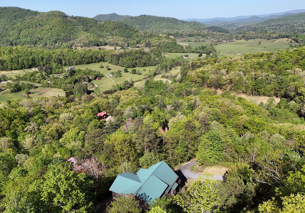 299 Bethabara View Hayesville, NC 28904 - Photo 12 of 131 an aerial view of a house with mountain view