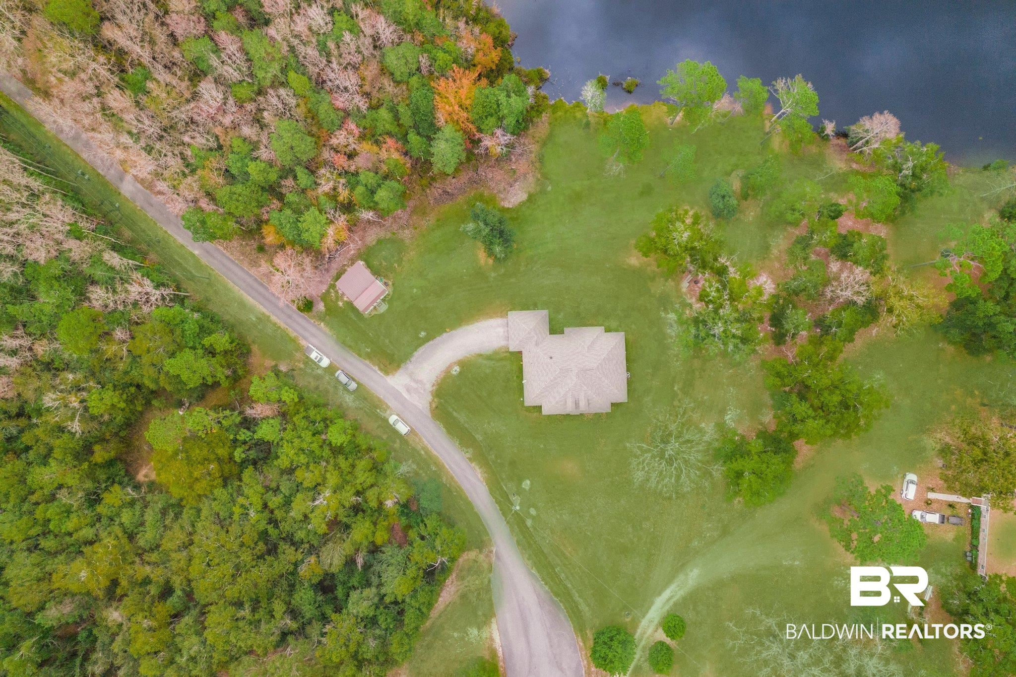 48382 Chastang Lake Road Bay Minette, AL 36507 - Photo 37 of 43 Drone of Property