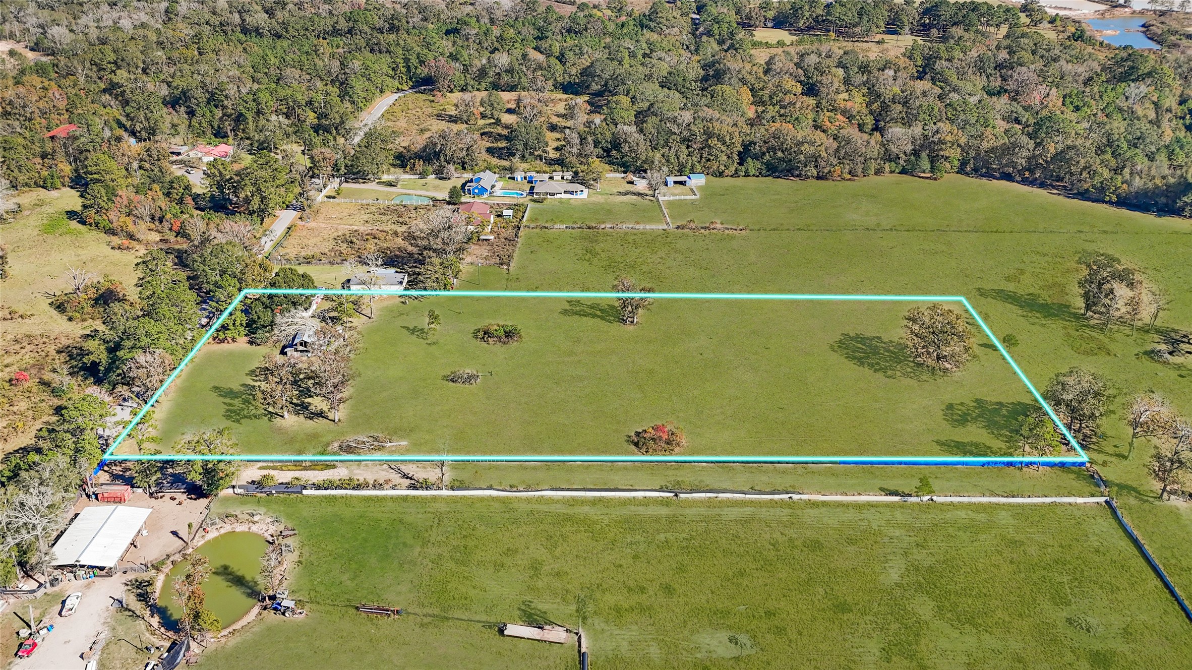 1244 County Road 332 Cleveland, TX 77327 - Photo 5 of 10 a view of a tennis court
