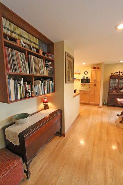 39 Harlow Clark Road Huntington, MA 01050 - Photo 15 of 30 a living room with furniture and a book shelf