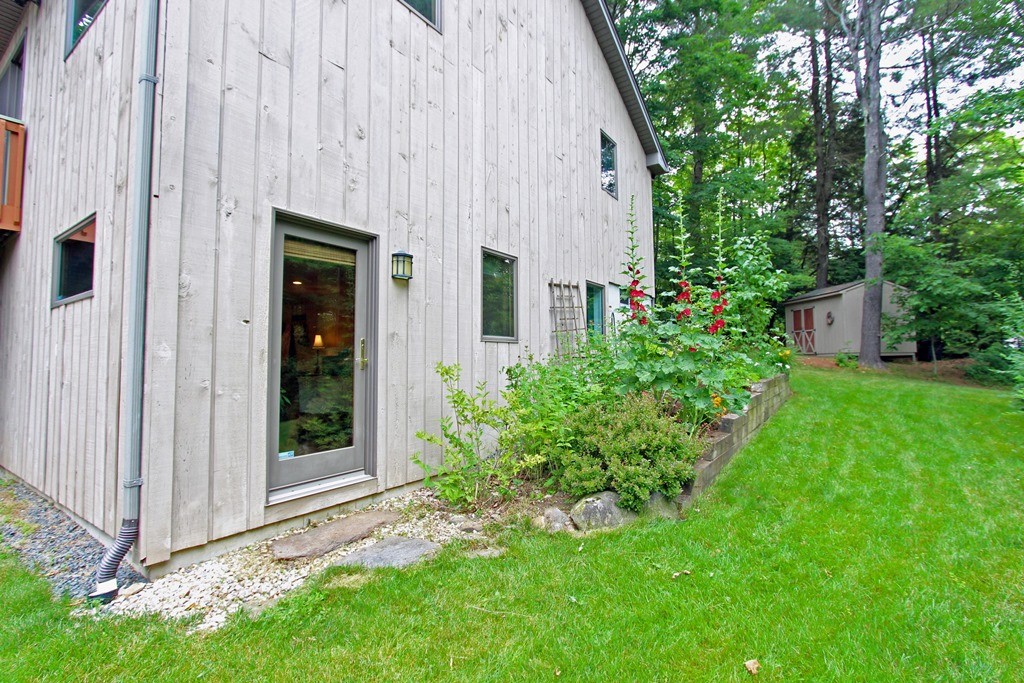 39 Harlow Clark Road Huntington, MA 01050 - Photo 3 of 30 a view of backyard with potted plants and large tree