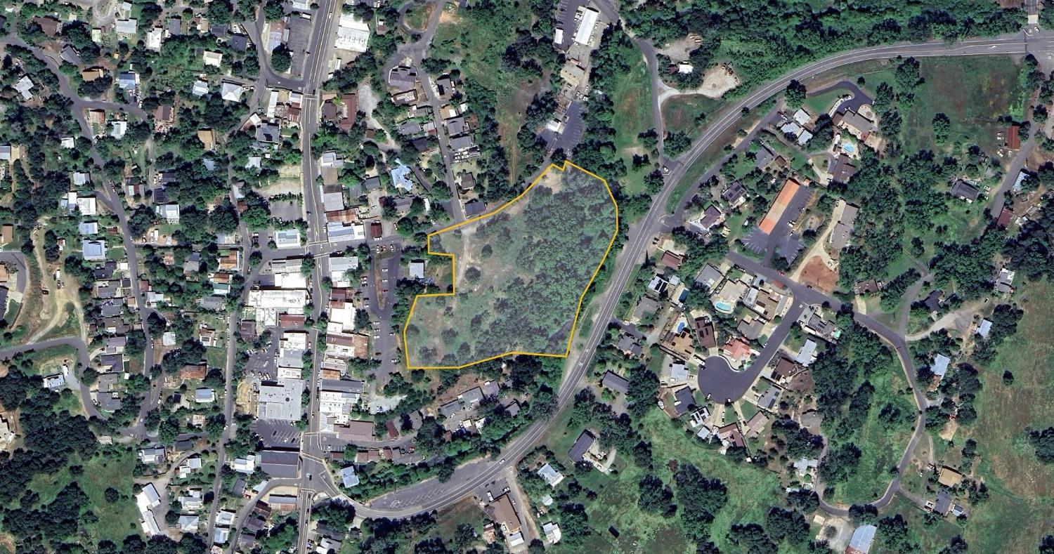 0 Raspberry Lane Angels Camp, CA 95222 - Photo 46 of 46 an aerial view of a residential houses with outdoor space and trees