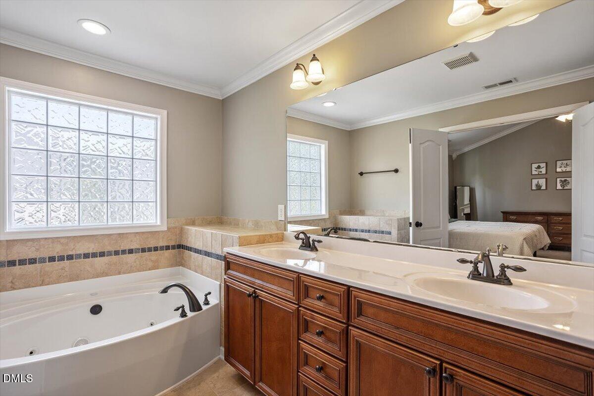 3225 Landing Falls Lane Raleigh, NC 27616 - Photo 23 of 41 Primary Bathroom with Garden Tub