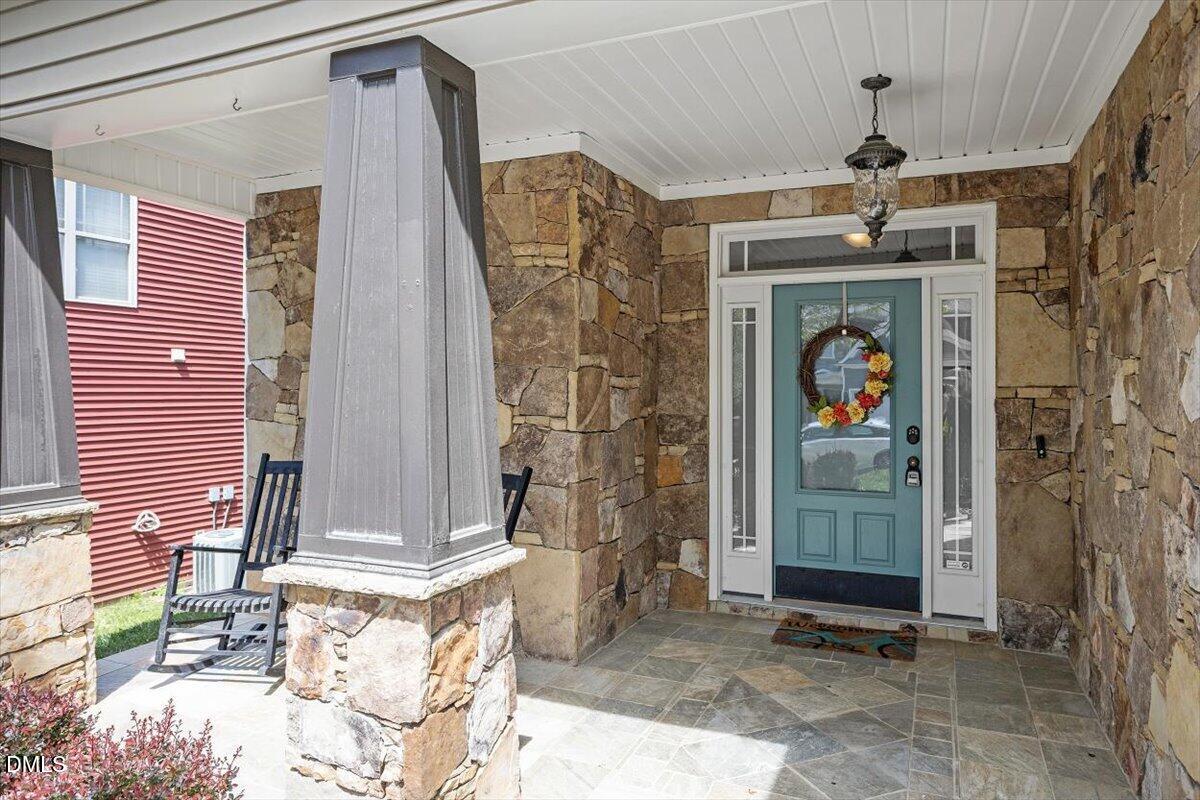 3225 Landing Falls Lane Raleigh, NC 27616 - Photo 3 of 41 Stone Front Porch
