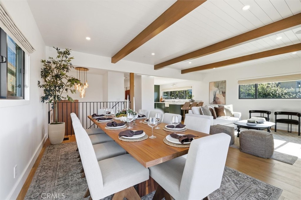 1909 Springfield Avenue Hermosa Beach, CA 90254 - Photo 13 of 31 a dining room with furniture window and wooden floor