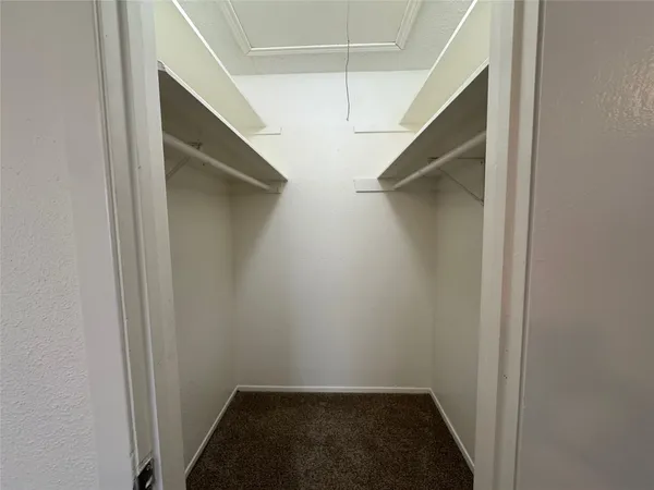 a view of walk in closet
