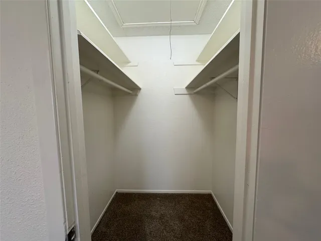 a view of walk in closet
