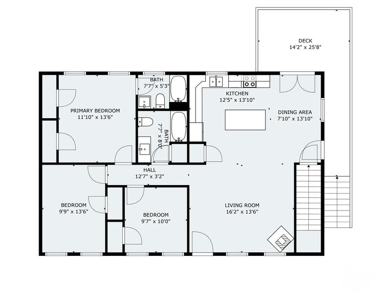 320 Church Hill Road Leeds, ME 04263 - Photo 45 of 45 1st fl floorplan