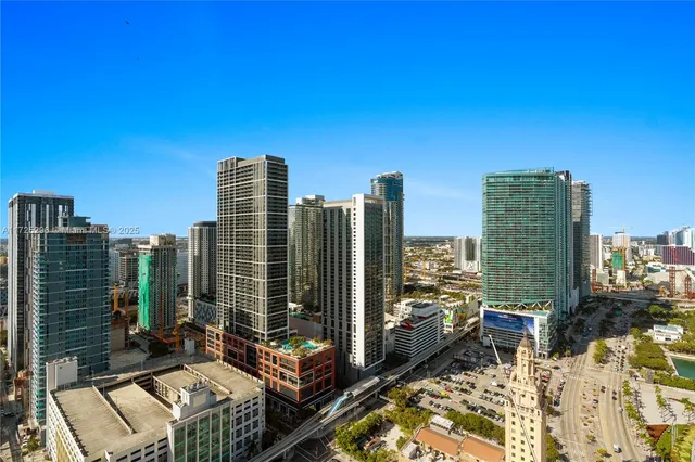 a view of a city and an ocean view