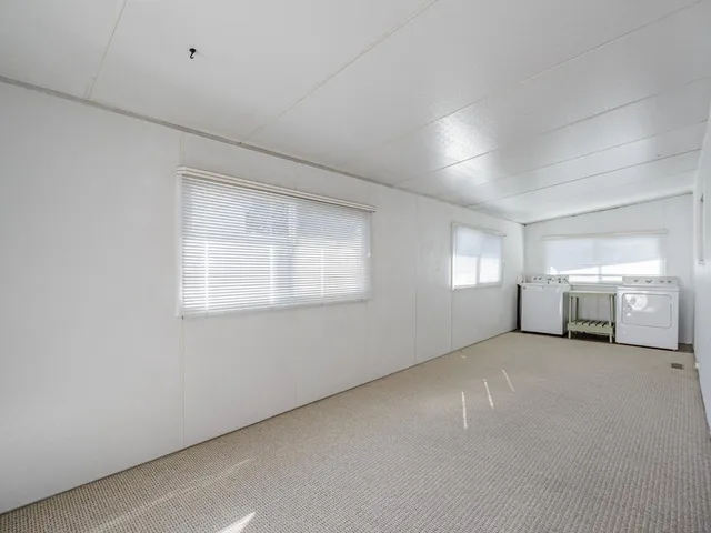 a view of a livingroom with a window